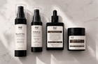 Set of DAP skincare products on a marble background